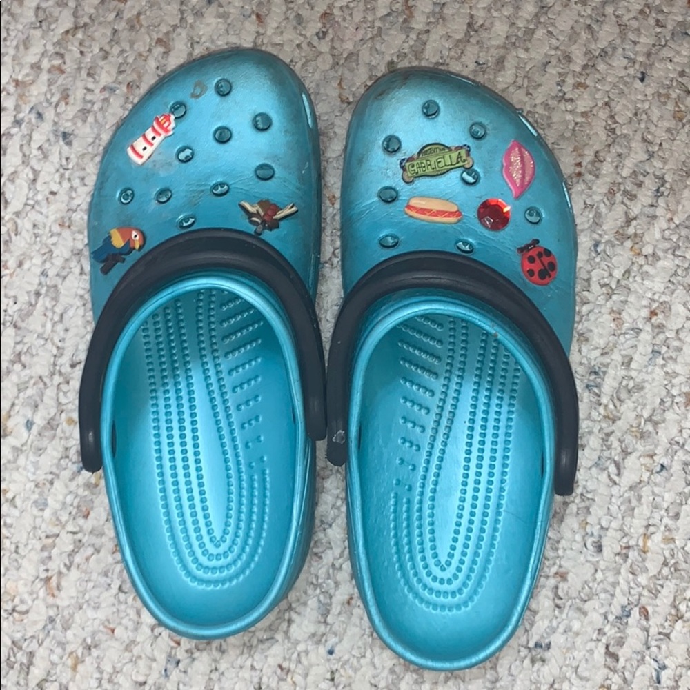 Blue Crocs!
